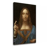 Obraz na plátne Leonardo da Vinci - Salvator Mundi | rôzne rozmery